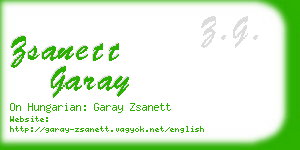 zsanett garay business card